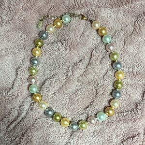Kenneth Jay Lane Pastel Pearl Necklace